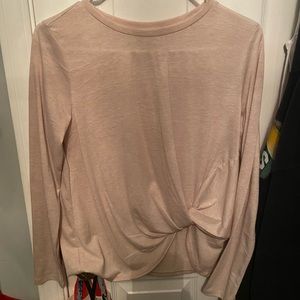 Dusty pink long sleeve shirt